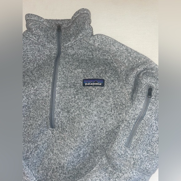 Patagonia Heathered Gray Fleece Quarterzip - Picture 3 of 6